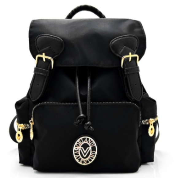 VALENTINO ORLANDI | Black Leather Backpack (VNB-2101) - Picture 1 of 1